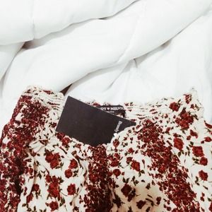 Brandy Melville red floral pants Brandy Melville red floral pants