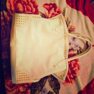 Melie Bianco Studded White Bag Melie Bianco Studded White Bag