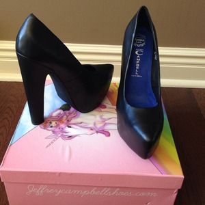 Jeffrey Campbell Black Bossy Pump Jeffrey Campbell Black Bossy Pump