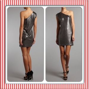 Michael Kors One Shoulder Sequin Body-con Dress Michael Kors One Shoulder Sequin Body-con Dress