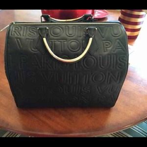 LIMITED EDITION LOUIS VUITTON SPEEDY CUBE 30 BLACK LIMITED EDITION LOUIS VUITTON SPEEDY CUBE 30 BLACK