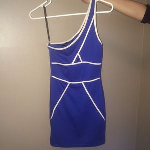 zinga Dresses & Skirts - Cobalt blue one strap dress zinga Dresses & Skirts - Cobalt blue one strap dress