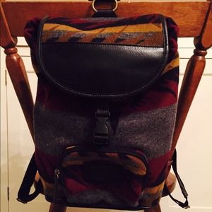 Pendleton Handbags - Wool and leather backpack. Pendleton Handbags - Wool and leather backpack.