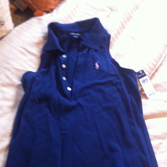 Navy polo dress girls