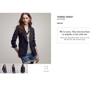 J. Crew Jackets & Blazers - πJcrew Women's Two Toned Tuxedo Blazer! J. Crew Jackets & Blazers - πJcrew Women's Two Toned Tuxedo Blazer!