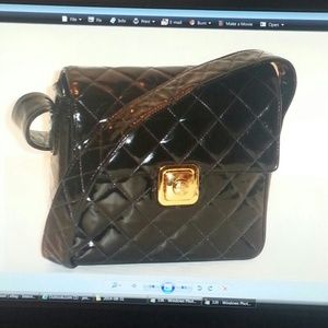 Authentic CHANEL Vintage Square Pushlock Flap Bag Authentic CHANEL Vintage Square Pushlock Flap Bag
