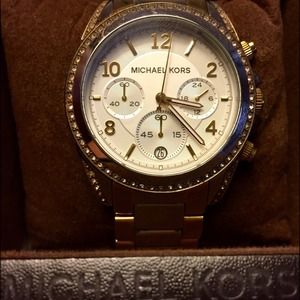 Michael Kors Ladies Two Toned Chronograph Watch Michael Kors Ladies Two Toned Chronograph Watch