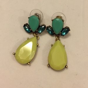 J. Crew Mint Drop Earrings J. Crew Mint Drop Earrings