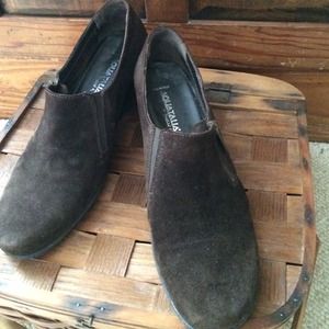Aquatalia brown suede wedge loafers. Size 9 Aquatalia brown suede wedge loafers. Size 9
