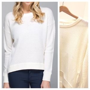 Lululemon Yogi Crew Sweater size 2 White Lululemon Yogi Crew Sweater size 2 White