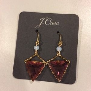 J crew crystal triangle earrings J crew crystal triangle earrings