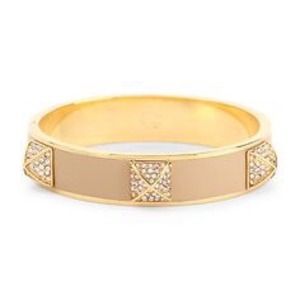 pave pyramid stone bangle pave pyramid stone bangle