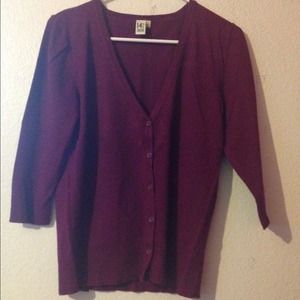 14th & Union Sweaters - V-Neck 3/4 Sleeve Cardigan 14th & Union Sweaters - V-Neck 3/4 Sleeve Cardigan