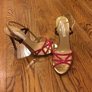 Diane Von Furstenburg sandals. Diane Von Furstenburg sandals.