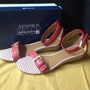 Sperry Top-Sider Shoes - New Sperrys size 12 women's sandal-red woven Sperry Top-Sider Shoes - New Sperrys size 12 women's sandal-red woven