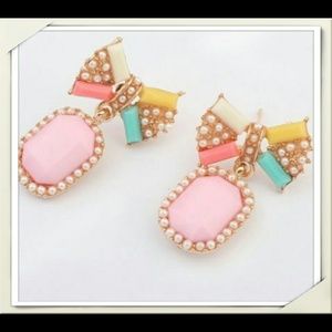 2 for $10 New Pastel Color Bow Earrings 2 for $10 New Pastel Color Bow Earrings