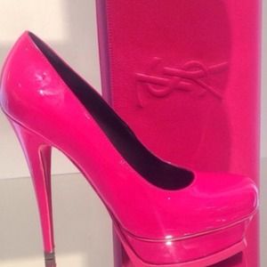 YSL Shoes - YSL Hot Pink Fuchsia Patent Pumps!! 39.5 YSL Shoes - YSL Hot Pink Fuchsia Patent Pumps!! 39.5