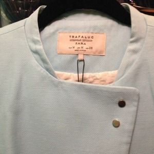 Light blue Zara Trafaluc coat Light blue Zara Trafaluc coat