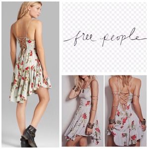 Free People Sage Floral Slip Dress. NWT. Free People Sage Floral Slip Dress. NWT.