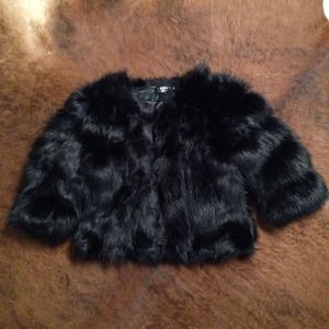Faux fur short outer Faux fur short outer
