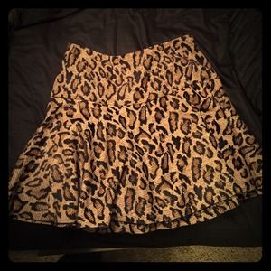 Leopard skirt Leopard skirt