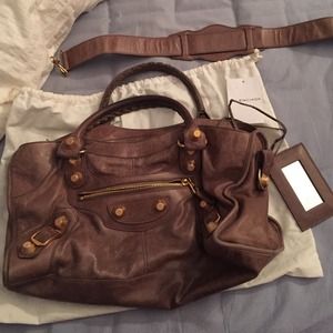 Balenciaga city bag large gold hardware Balenciaga city bag large gold hardware