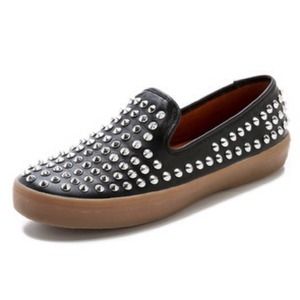 New Rebecca Minkoff Studded Kory Too Black Sneaker New Rebecca Minkoff Studded Kory Too Black Sneaker