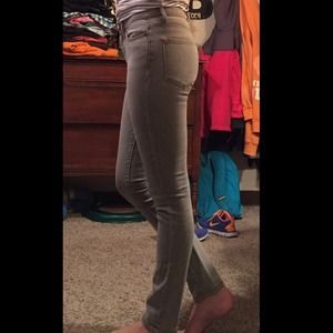 Grey high-waisted BDG skinny jeans Grey high-waisted BDG skinny jeans 