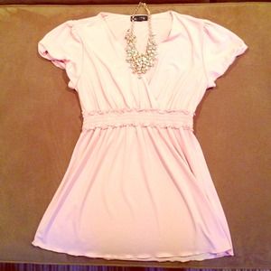 A. Byer Tops - Flattering pink babydoll 👍🙌 A. Byer Tops - Flattering pink babydoll 👍🙌