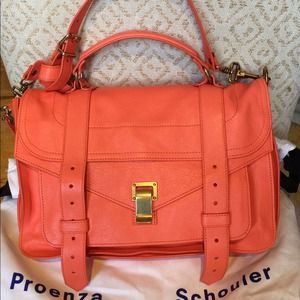 Proenza Schouler Medium PS1 Satchel Grapefruit NWT Proenza Schouler Medium PS1 Satchel Grapefruit NWT