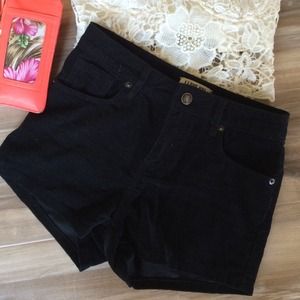 Black high waisted shorts from Forever 21 Black high waisted shorts from Forever 21