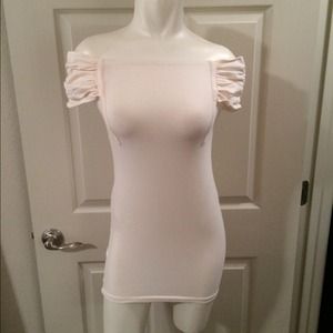 ASOS Tops - Cream off the shoulder tunic ASOS Tops - Cream off the shoulder tunic
