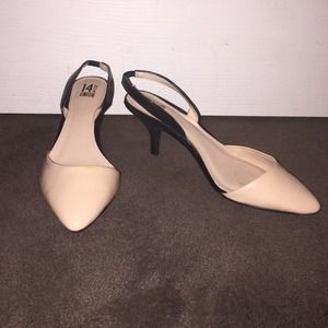 14th & Union Shoes - 14th & Union black & nude heels. 14th & Union Shoes - 14th & Union black & nude heels.
