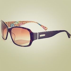 Coach tortoise and peony sunglasses Coach tortoise and peony sunglasses