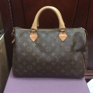 Louis Vuitton 35 Speedy Handbag Louis Vuitton 35 Speedy Handbag