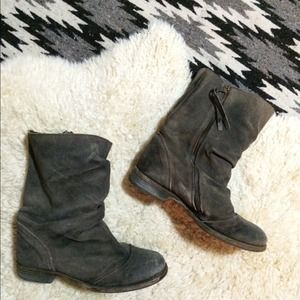All Saints Leather Slouch Boots All Saints Leather Slouch Boots
