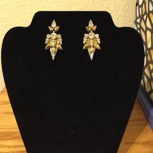 J. Crew Spiked Crystal Earrings J. Crew Spiked Crystal Earrings