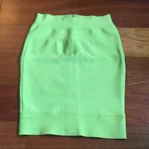 Herve leger neon green bandage skirt Herve leger neon green bandage skirt