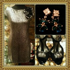 Cute Metallic Dress Cute Metallic Dress