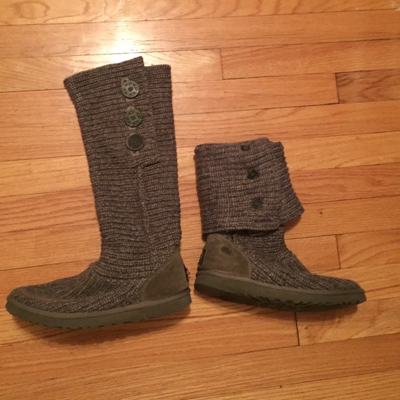uggs grey knit boots uggs grey knit boots
