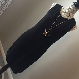 Simple sleeveless LBD sheath dress- 10 petite Simple sleeveless LBD sheath dress- 10 petite