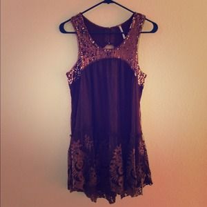 Free people top with embroidery, sequin detailing Free people top with embroidery, sequin detailing