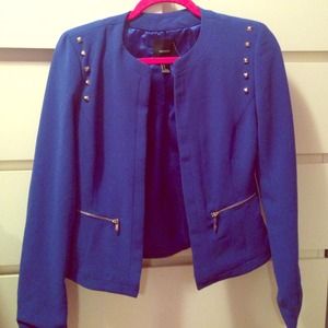 Blue studded blazer Blue studded blazer