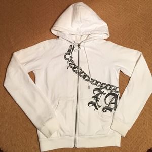 L.A.M.B. Chain hoodie White Old English Fall 2006 L.A.M.B. Chain hoodie White Old English Fall 2006
