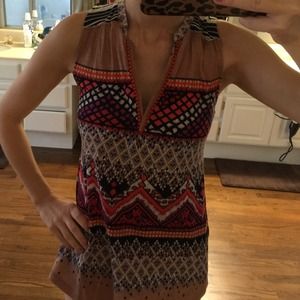Anthropologie Tribal/Striped Print Tank Anthropologie Tribal/Striped Print Tank