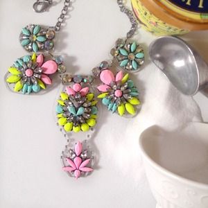 Neon statement necklace Neon statement necklace