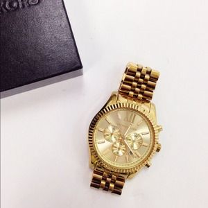 Michael Kors Accessories - Michael Kors Lexington Oversized Gold Watch Michael Kors Accessories - Michael Kors Lexington Oversized Gold Watch