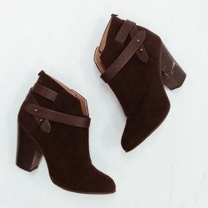 Forever 21 Boots - Chocolate Brown Ankle Booties Forever 21 Boots - Chocolate Brown Ankle Booties
