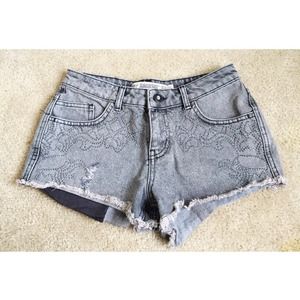 Zara Embellished High Wasted Shorts Zara Embellished High Wasted Shorts