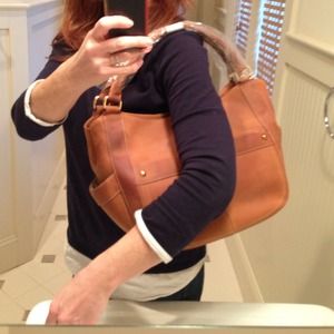 JCrew leather shoulder bag JCrew leather shoulder bag